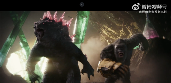 《哥斯拉大战金刚2》首支预告发布 满身粉色背鳍的哥斯拉在一片混沌中霸气觉醒(图5) 《哥斯拉大战金刚2》首支预告发布!粉色背鳍哥斯拉霸气觉醒