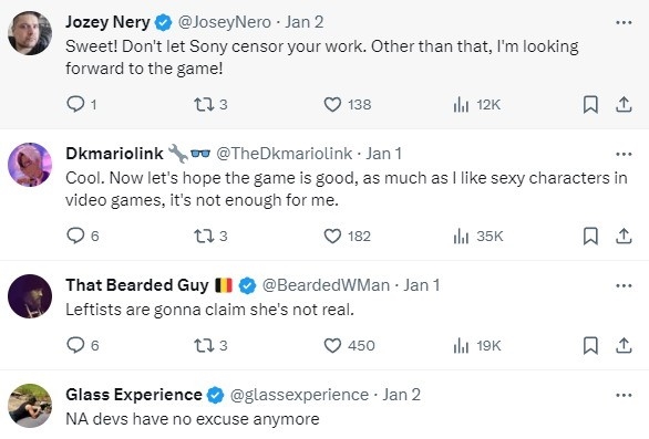 《星刃》女主Eve的体模演员曝光 性感火辣、身姿曼妙,迅速在网上引起热议(图3) 《星刃》女主Eve性感体模引热议:网友吐槽西方选角丑化