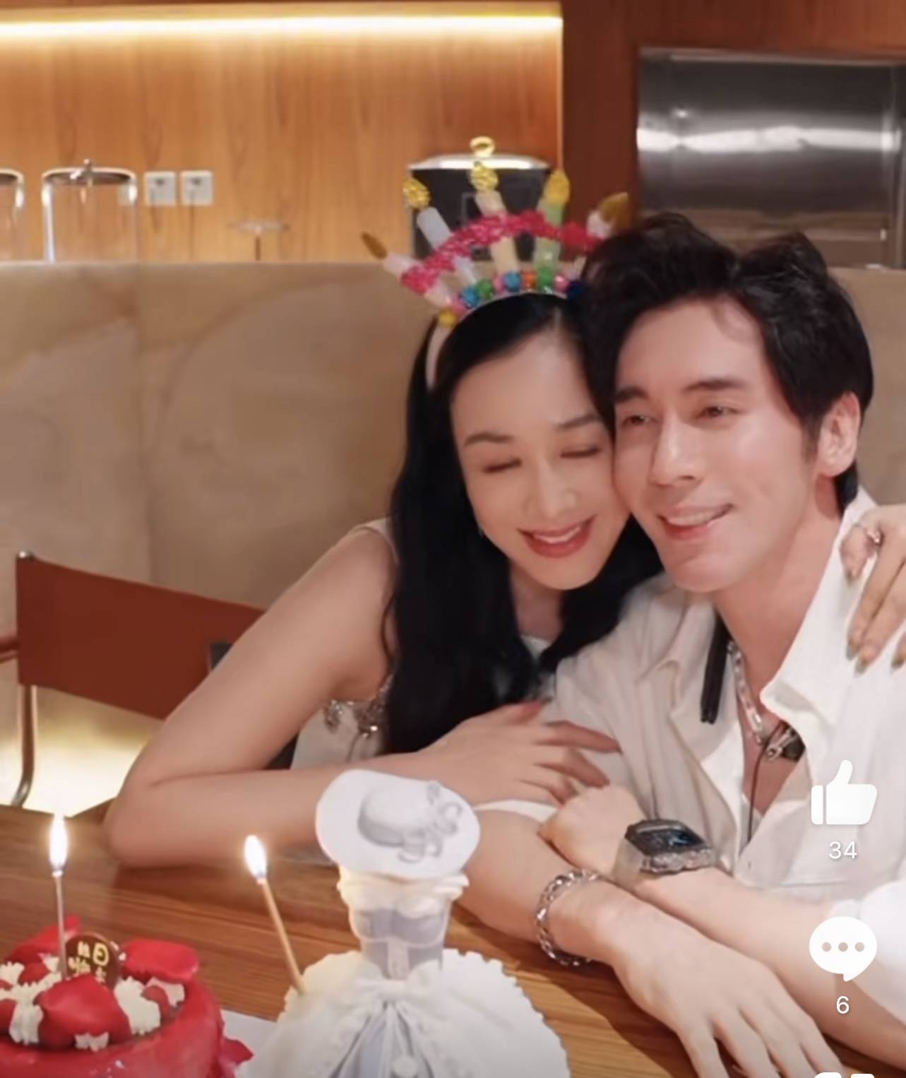 钟丽缇迎来了她的54岁生日,并在社交平台晒出庆生视频(图2) 钟丽缇迎来了她的54岁生日,并在社交平台晒出庆生视频(图2)